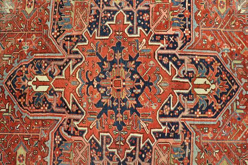 Large Antique Heriz Carpet