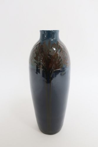 Max Laeuger, 1864-1952, Cobalt Ceramic Vase