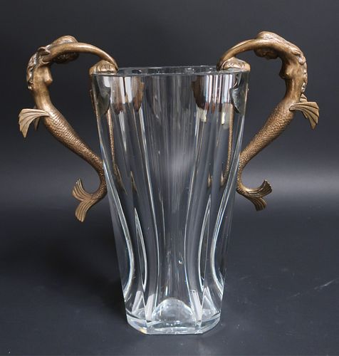 Baccarat & Erte "Sea Maidens" Vase