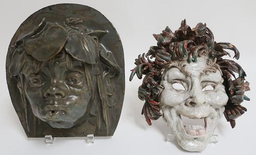 2 Masks, incl. Art Deco & Prof. Patterino