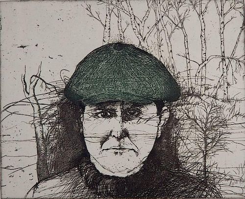 Jim Dine etching and aquatint