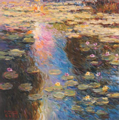 MALVA - Reflective Hues (Lily Pond)