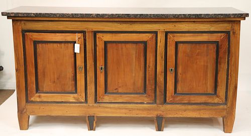 Biedermeier Fruitwood Side Cabinet, 19th C.