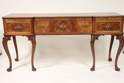 Louis XV Style Walnut Sideboard, Early 20th C.