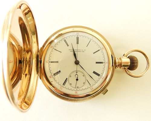 Patek Philippe for Shreve 14K Pocket Watch c 1883