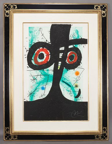 Joan Miro "Le Vieil Irlandais" etching and