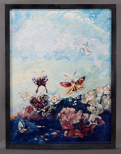 Vik Muniz "Butterflies, after Odilon Redon (from