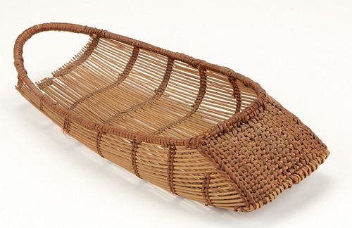 Antique Native American Toy Cradle, Hupa