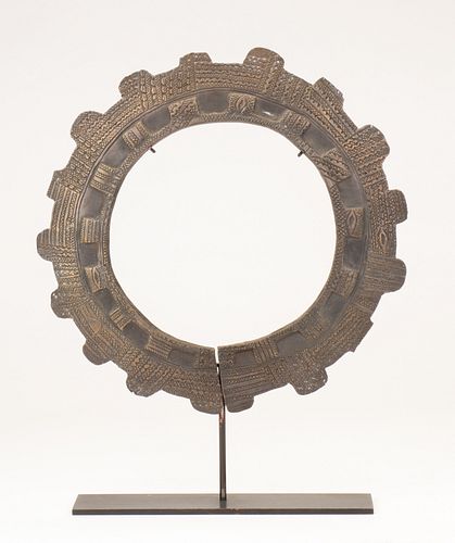 Rare 19th C. Brass Collar, Teke, Congo