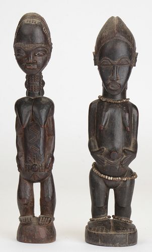 Two African Baule Figures