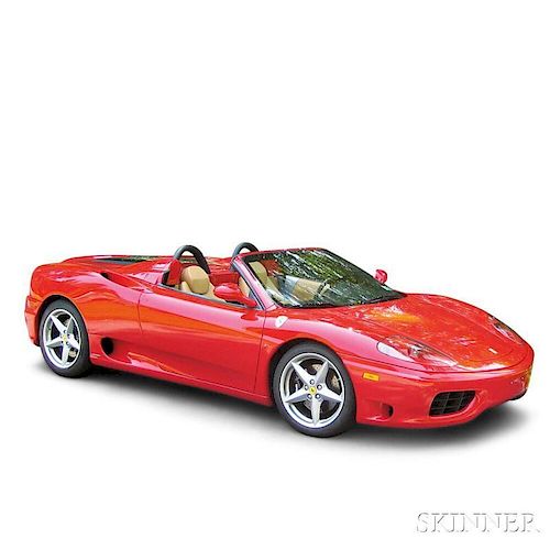 2002 Ferrari Modena 360 Spyder Convertible