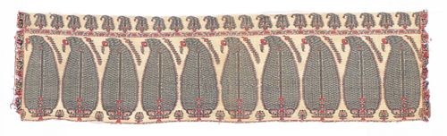 Textile Panel, India Kashmir, Early 19th C.