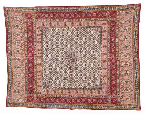 Blanket or Bedcover, India, Late 19th C.