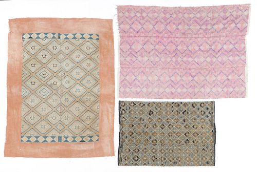 3 Wedding Blankets, China, early 20th c.