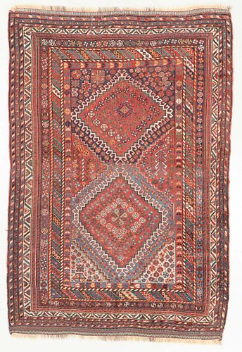 Antique Gashgai Rug, Persia: 5'3'' x 8'0''