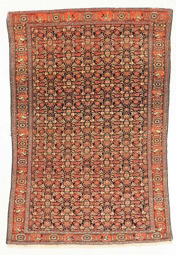 Fine Antique Senneh Rug, Persia: 3'10'' x 5'7''