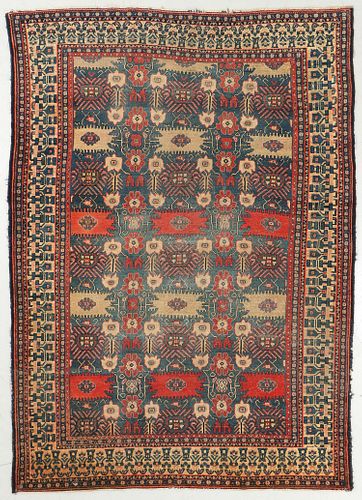 Antique Senneh Rug, Persia: 4'8'' x 6'10"