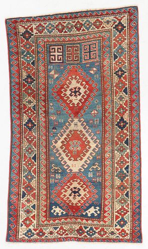 Antique Kazak Rug, Caucasus: 3'7'' x 6'1''
