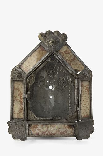 Tin Frame with Recessed Nicho, ca. 1875-1915