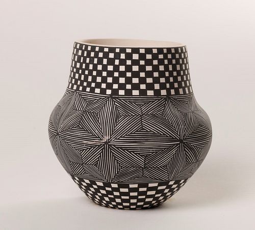 Acoma, C. Vallo, Greenware Pottery Jar, 1999