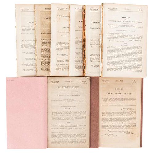 Cass, Lewis / Polk, James K. / Botts, John... Reportes Referentes al Coronel John Charles Frémont en California. 1848/1854/ 1856. Pzs:8