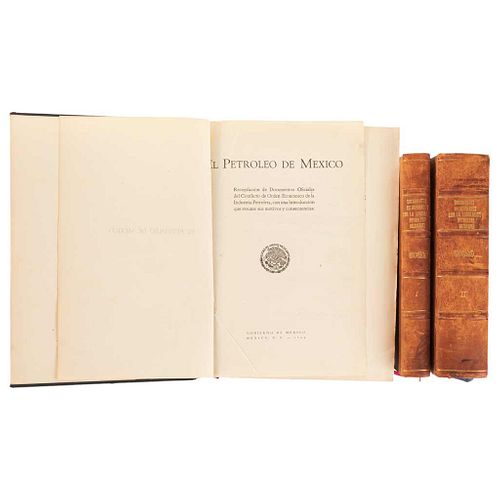 El Petróleo de México / Documentos Relacionados con la Legislación Petrolera. México, 1919 / 1940. Pieces: 3.