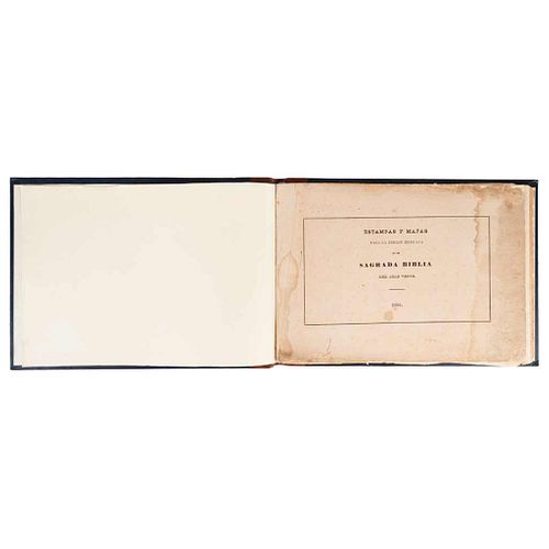 Estampas y Mapas para la Edición Mejicana de la Sagrada Biblia del Abad Vence. New York: S. Stiles y Co., 1835.