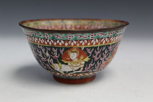 Chinese Famille Rose Porcelain Cup. 19th C.