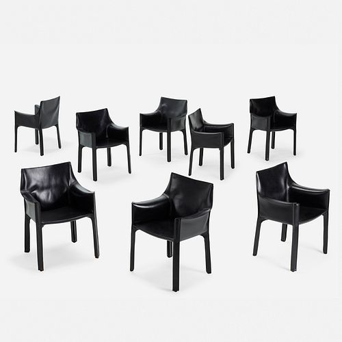 Mario Bellini, Cab chairs, set of eight