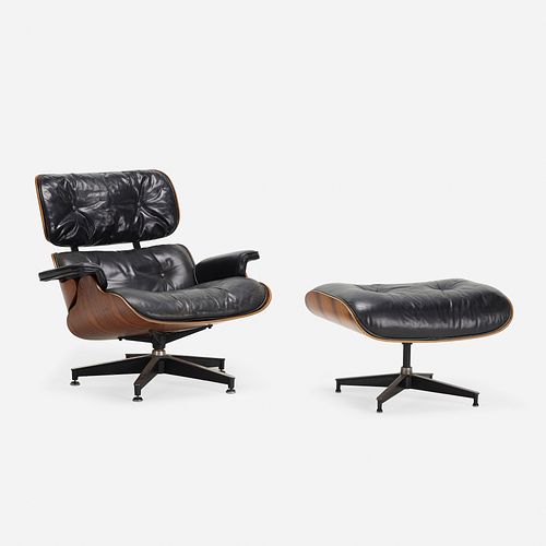 Charles and Ray Eames, 670 lounge chair and 671 ottoman