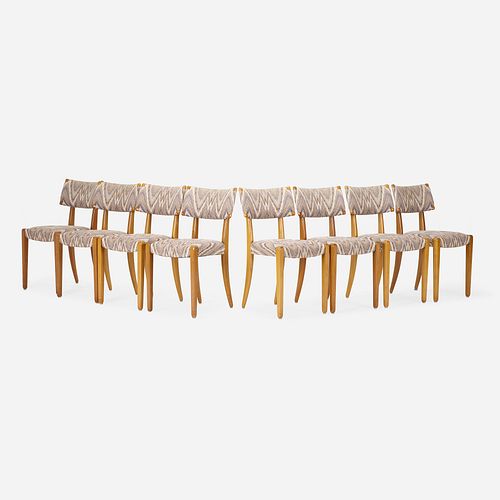 Gilbert Rohde, chairs, set of eight
