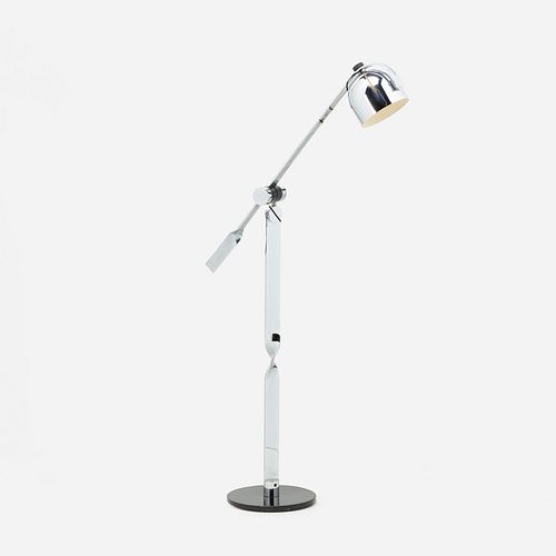 Reggiani, attribution, adjustable floor lamp