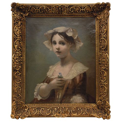Portrait of a Lady. 19th Century. Oil on canvas.