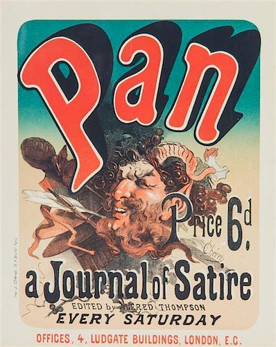 * After Jules Cheret, (French, 1836-1932), Pan: A Journal Satire, 1897