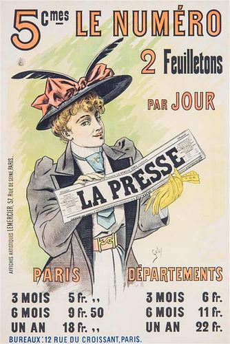 * Gaby, (19th century), La Presse, 1895