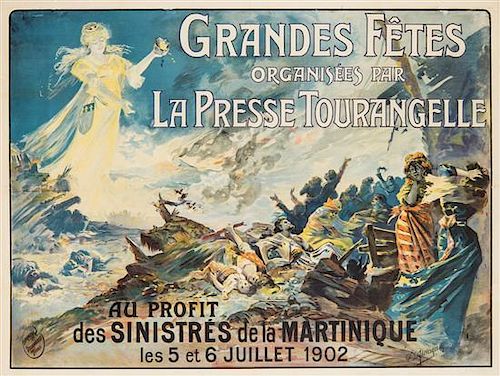 * Louis Adolphe d'Auvergne, (French, b. 1850), Grandes Fetes organisees par La Presse Tourangelle, 1902