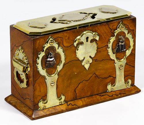 Charles Asprey Burled Wood Desk Box