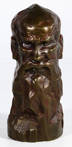 (After) Nicolai Fechin (Russian, 1881-1955) 'Little Ivan' Bronze Statue