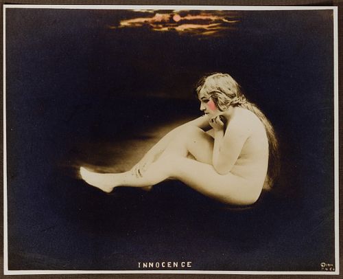 Unknown Artist (American, 20th Century) 'Innocence' Silver Gelatin Photographic Print