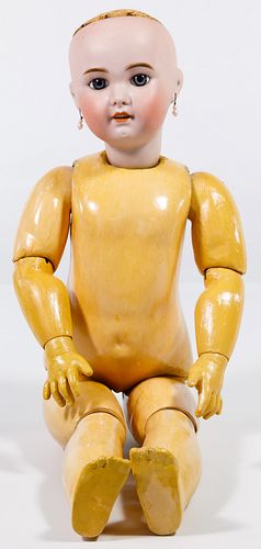 French Tete Jumeau Bisque Head Doll