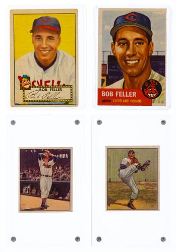 Bob Feller Baseball Trading Card Assortment