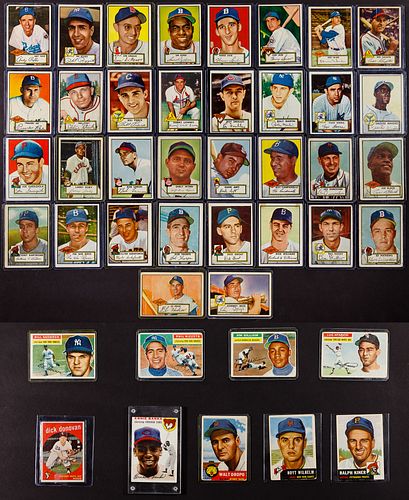 Topps 1952, 1953, 1954, 1959 Baseball Trading Card Assortment