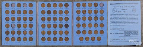 Partial set of Lincoln cents, 1909-1940, missing 1909 S VDB, 1909 S, 1914 D, and 1931 S.