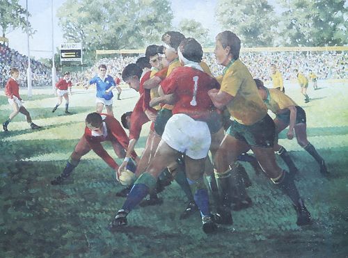 SHEREE VALENTINE DAINES, THE BRITISH LIONS, limited edition print, signed, 