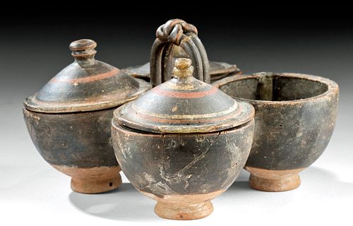 Greek Campanian Pottery Kernos (for Offerings)