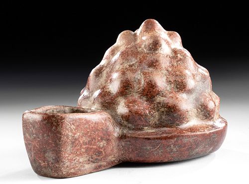 Exhibited Colima Redware Vessel - Bowl of Fruit