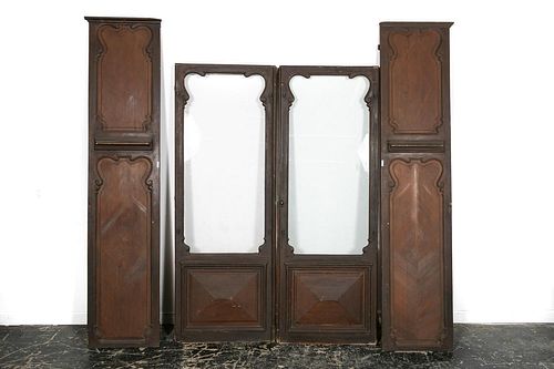 GROUP, 19TH C. ARCHITECTURAL DOORS & SHUTTERS