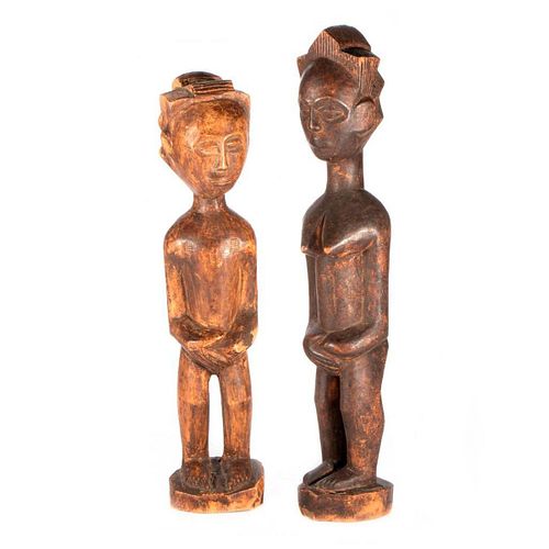 Two Yoruba figures.