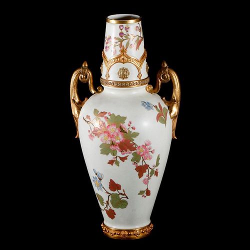 19th century Worcester porcelain vase.