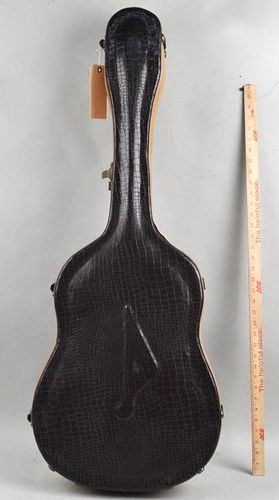 Vintage "Honky-Tonk" Faux Alligator Guitar Case